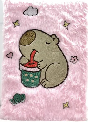 UNICK COLOR CAPYBARA PEMBE PELUŞ A5 HATIRA DEFTERİ 7174