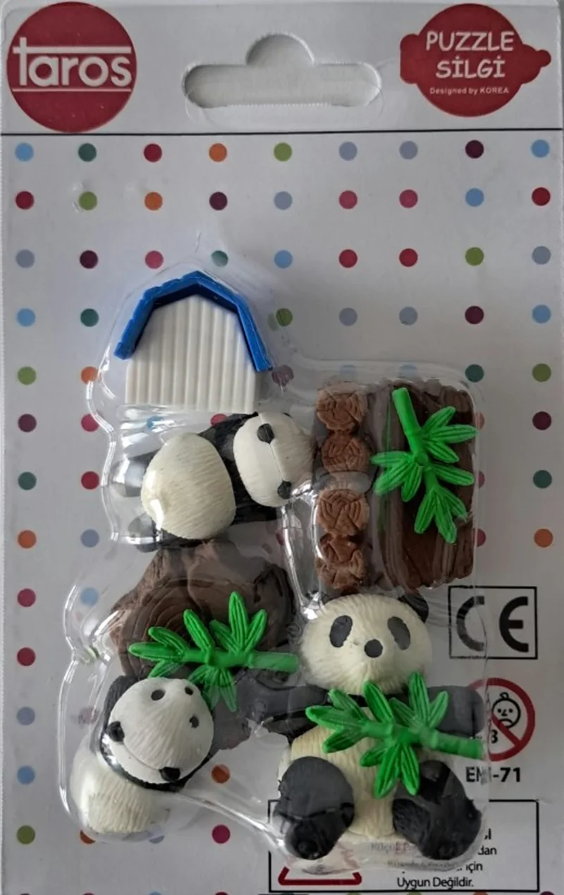 TAROS PANDA PUZZLE SİLGİ 9176