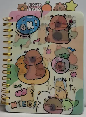 UNICK COLOR HOLOGRAMLI SEPERATÖRLÜ CAPYBARA A5 DEFTER 7200