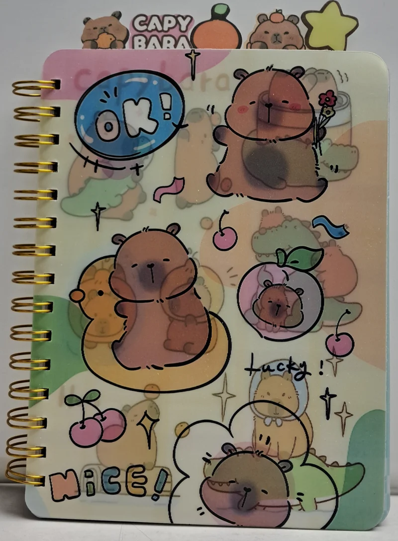 UNICK COLOR HOLOGRAMLI SEPERATÖRLÜ CAPYBARA A5 DEFTER 7200
