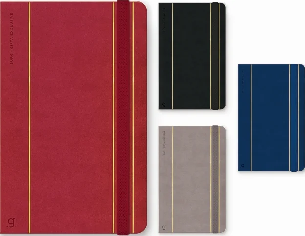 GIPTA DEFTER BURG 17x24 DİKİŞLİ FLEXI KAPAK 96 YP ÇİZGİLİ 7367