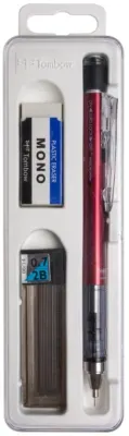 TOMBOW VERSATİL KALEM MONO GRAPH OKUL SETİ 0.7 KIRMIZI KUTULU T-SH-MG 31R7.K3