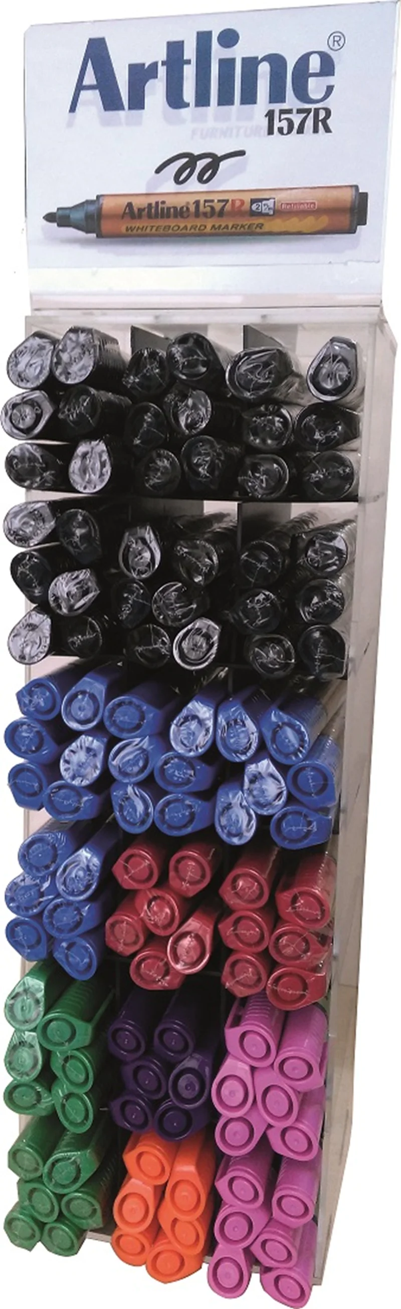 ARTLINE STAND 157R/159R WHITE BORAF MARKER DISPLAY EMPTY (360 ADET) A-T100-157R EMP
