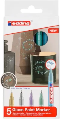EDDING DEKORASYON MARKÖRÜ E-780 METALİK BASIC 5 Lİ