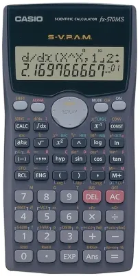 CASIO HESAP MAKİNESİ BİLİMSEL FX-570MS-2