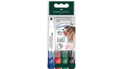 FABER BEYAZ TAHTA KALEMİ W20 4 LÜ 253942