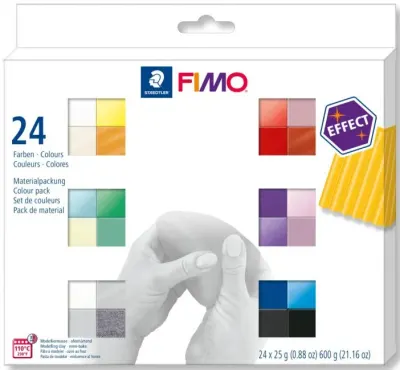 FIMO EFFECT MP MODELLEME KİLİ SET 25 GR x 24 BLOK 8013 C24-1