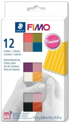 FIMO SOFT MODELLEME KİLİ SET MP MODA RENKLER 25 GR x 24 BLOK 8023 C12-5