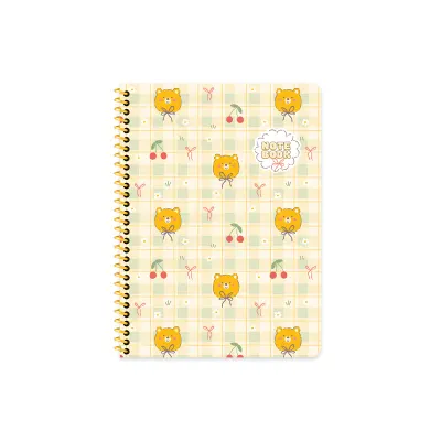 KESKİN DEFTER KAWAII 16.5X22.5 SPİRALLİ KARTON KAPAK 80 YP. KARELİ 386942-99
