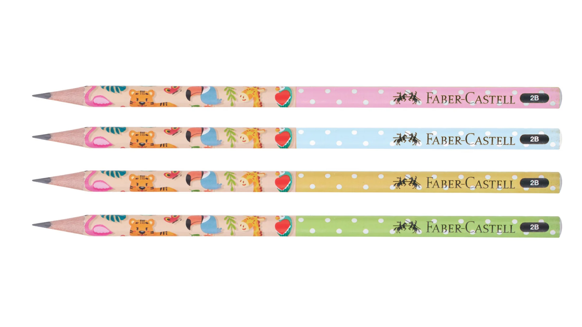 FABER KURŞUN KALEM SEVİMLİ DOSTLAR 2B 72 Lİ(FSC) 5244000059000