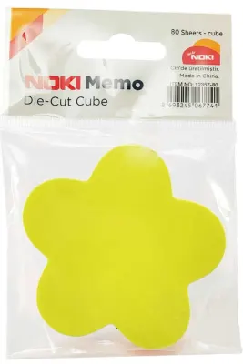 NOKİ MEMO YAPIŞKANLI NOT KAĞIDI 75x75 80 YP 12357-80 5 RENK ÇİÇEK