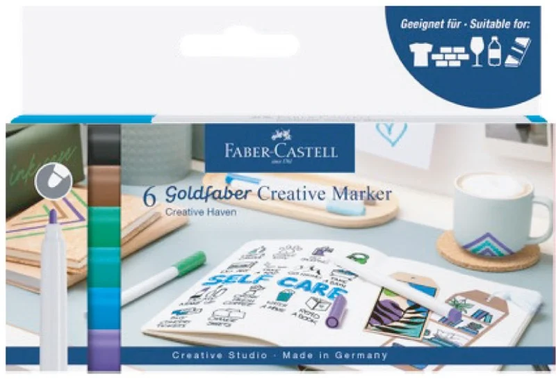 FABER GOLDFABER CREATİVE MARKÖR 1.5 CREATİVE HEAVEN 6 LI 160603