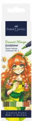 FABER GOLDFABER SKETCH MARKÖR ROMANTİK MANGA NO:3 3 LÜ 164722
