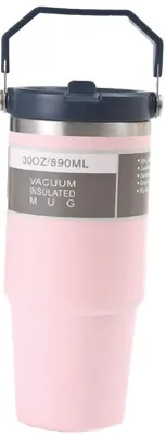 TRENDIX MATARA ÇELİK İÇLİ 900 ML T.PEMBE SKM006-900-TPMB