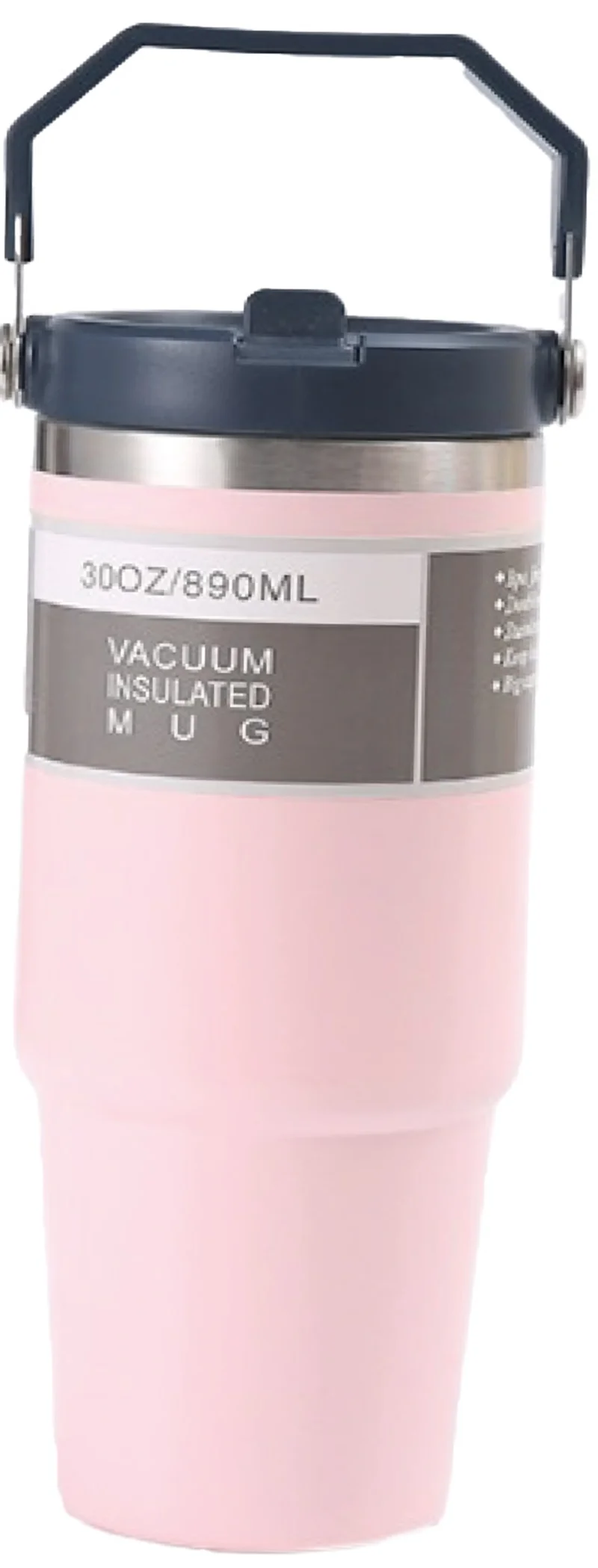 TRENDIX MATARA ÇELİK İÇLİ 900 ML T.PEMBE SKM006-900-TPMB