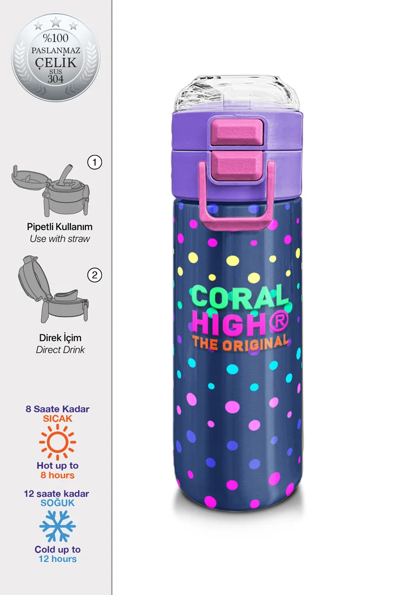 CORAL HIGH ÇELİK TERMOS(500ML) 31872