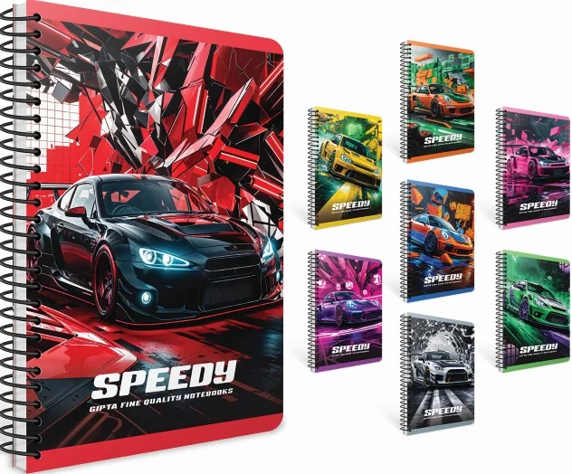 GIPTA DEFTER SPEEDY A4 SPİRALLİ PP KAPAK 100 YP KARELİ 7563