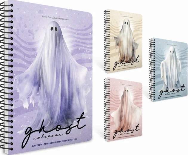 GIPTA DEFTER GHOST NOTES A4 SPİRALLİ PP KAPAK 80 YP ÇİZGİLİ 7728