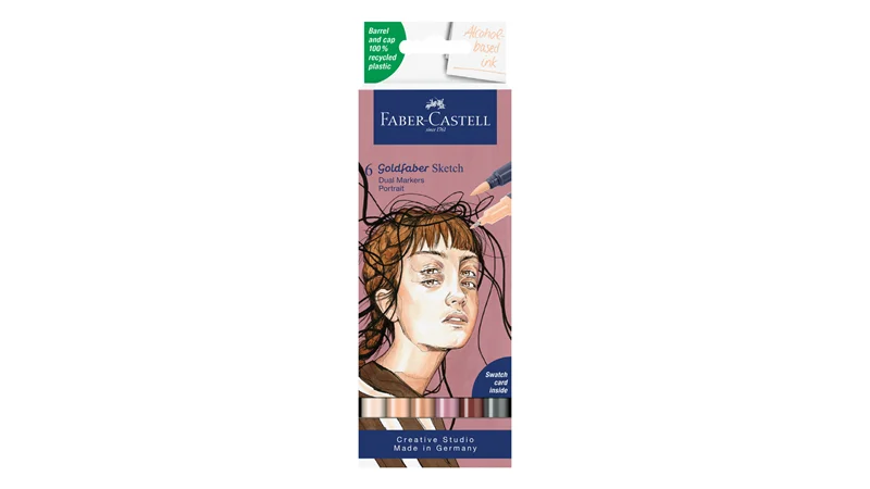 FABER GOLDFABER SKETCH MARKÖR 6 LI PORTRAİT 164812
