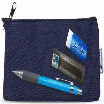 TOMBOW VERSATİL KALEM SH-300 GRIP OKUL SETİ BEZ KALEMLİKLİ 0.7 MAVİ T-SH-GR43 R7.K2