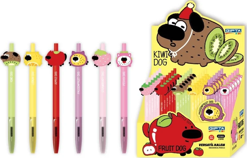 GIPTA VERSATİL KALEM FRUIT DOG 0.7 24 LÜ STAND K1898