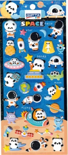 GIPTA STICKER SPACE 10x22 CM ART 1 K8833