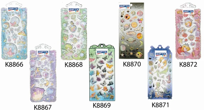 GIPTA STICKER GILDED 9x20 CM ART 5 K8870