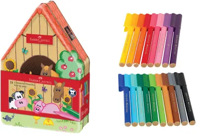 FABER KEÇELİ KALEM EĞLENCELİ FARM 18 Lİ 155539