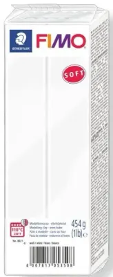 FIMO SOFT MODELLEME KİLİ 454 GR BEYAZ 8021-0