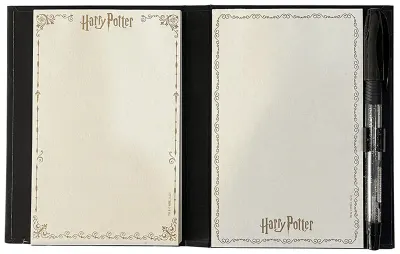 GİFİ HARRY POTTER KALEMLİ BLOKNOT BEYAZ SAYFA GÜMÜŞ 168 17 03