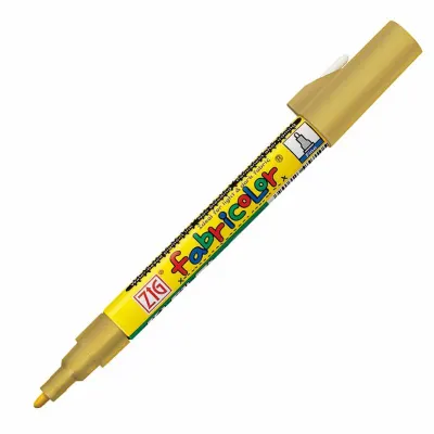 ZIG FABRICOLOR KUMAŞ KALEMİ PFC-20 101 GOLD
