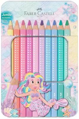 FABER KURU BOYA JUMBO SPARKLE 10 LU 5171210910000
