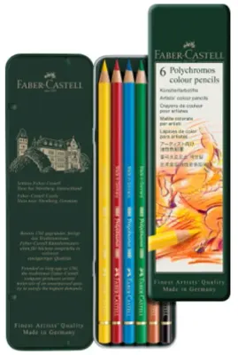 FABER KURU BOYA KALEMİ POLYCHROMOS  6 LI 5188110096000