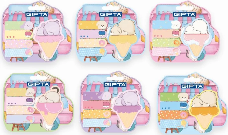 GIPTA YAPIŞKANLI NOT KAĞIDI SLUSHY NOTES 20 YP 5 PARÇA 48 Lİ STAND K0128