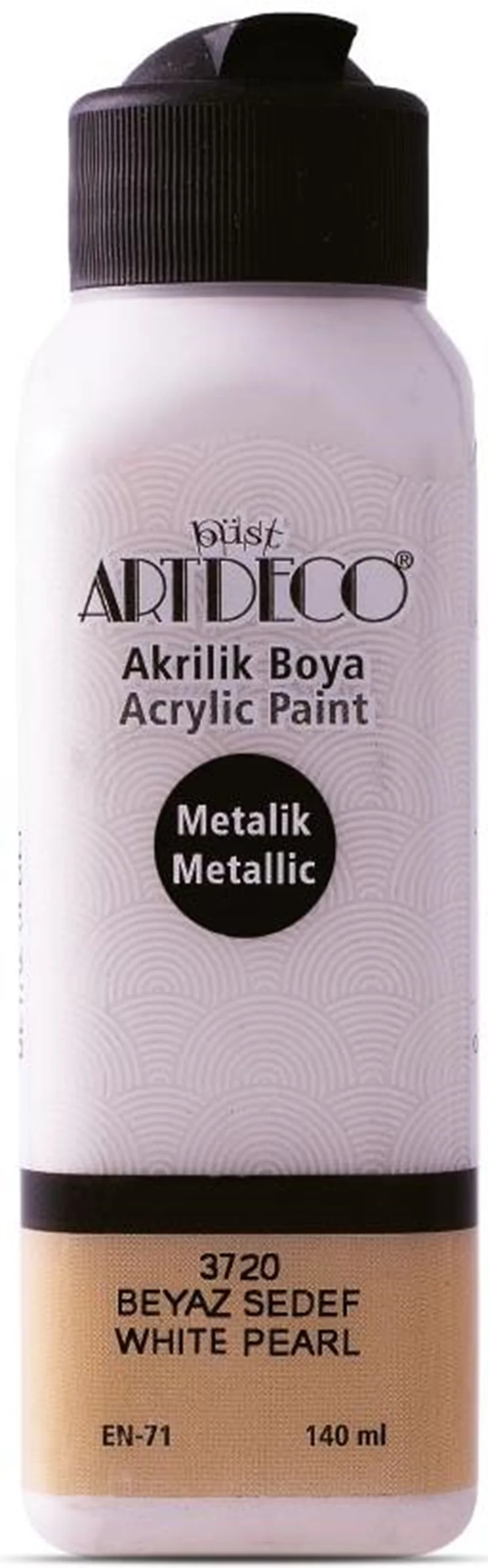 ARTDECO AKRİLİK BOYA METALİK 140 ML BEYAZ SEDEF Y-071R-3720