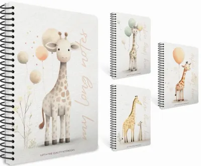 GIPTA DEFTER LONG BOOK 13x21 SPİRALLİ PRESSBOARD KAPAK 80 YP ÇİZGİLİ 7644