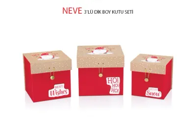 GIPTA KUTU SETİ 3 LÜ DİK NEVE BX26810