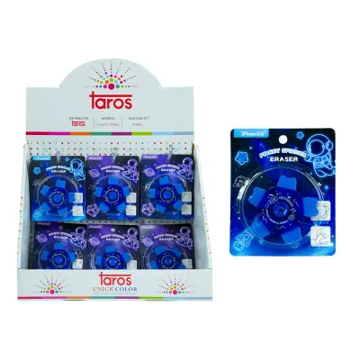 UNICK COLOR SPACE ÇARKLI SİLGİ 9457