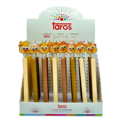 UNICK COLOR OYNAR GÖZLÜ CAPYBARA JEL KALEM 9488