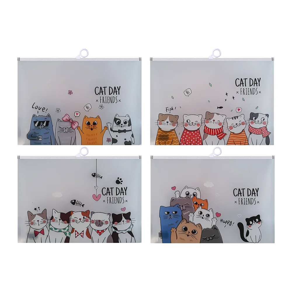 UNICK COLOR CAT DAY A4 KİLİTLİ DOSYA 9667