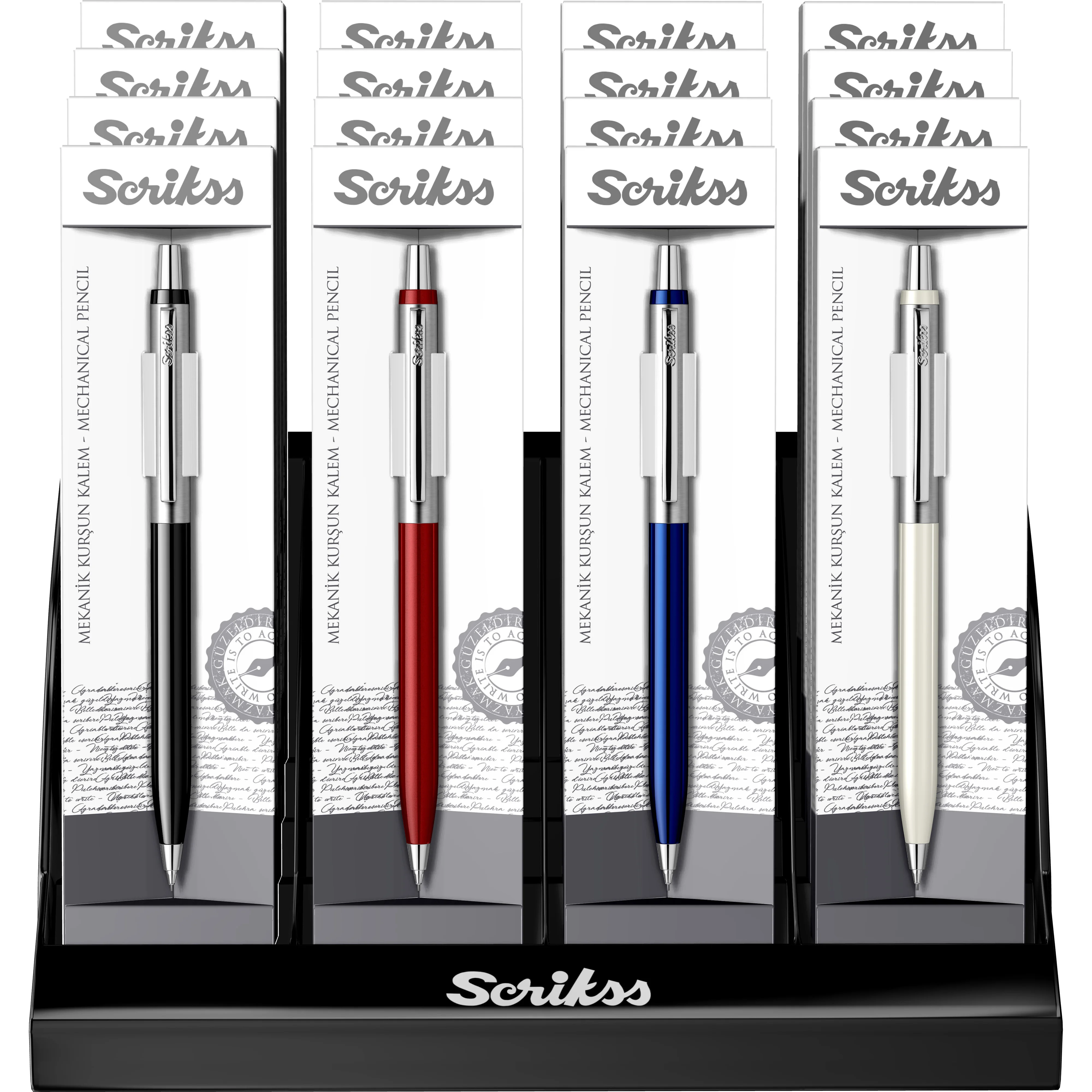 SCRIKSS TÜKENMEZ KALEM 51 16 LI STAND