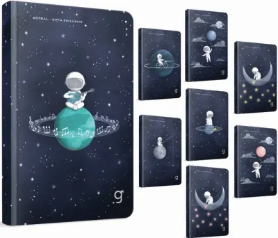 GIPTA DEFTER ASTRAL 17x24 DİKİŞLİ SERT KAPAK 96 YP ÇİZGİLİ 7362