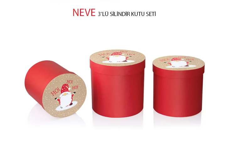 GIPTA KUTU SETİ 3 LÜ SİLİNDİR NEVE BX26730