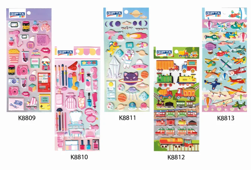 GIPTA STICKER  FOAM 9,5x21 CM ART 2 4-K881000-5001