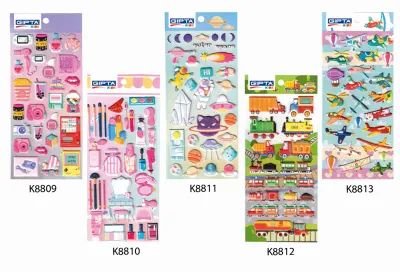GIPTA STICKER  FOAM 9,5x21 CM ART 3 4-K881100-5001