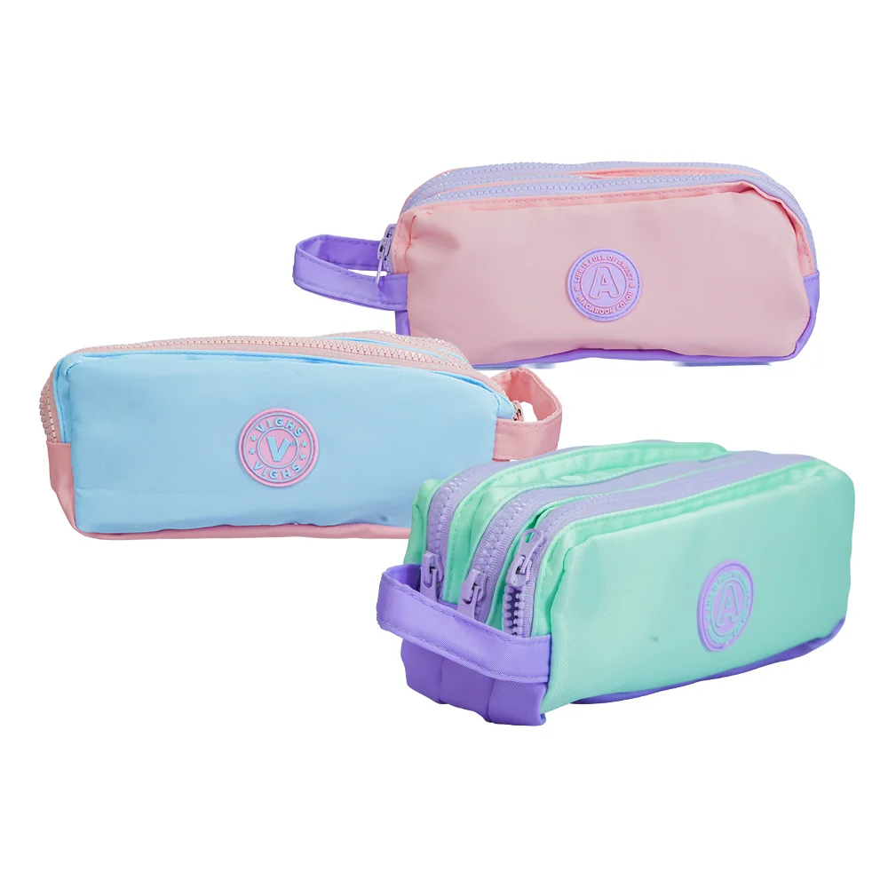 UNICK COLOR SOFT 3 BÖLMELİ KALEM KUTUSU 9821