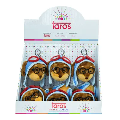 TAROS PİLOT DOG KAFA ANAHTARLIK 10013
