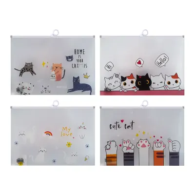 UNICK COLOR CUTE CAT A4 KİLİTLİ DOSYA 9664