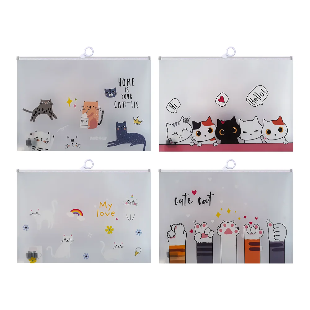 UNICK COLOR CUTE CAT A4 KİLİTLİ DOSYA 9664