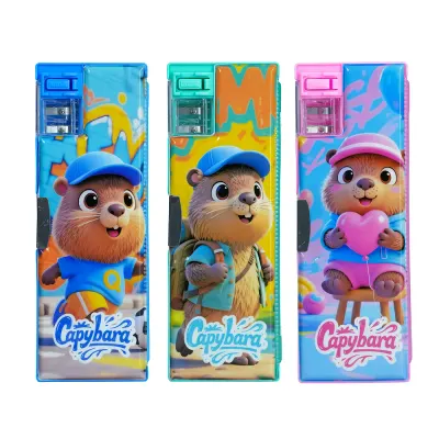 UNICK COLOR CAPYBARA  FONKSİYONEL KALEMKUTU 9834